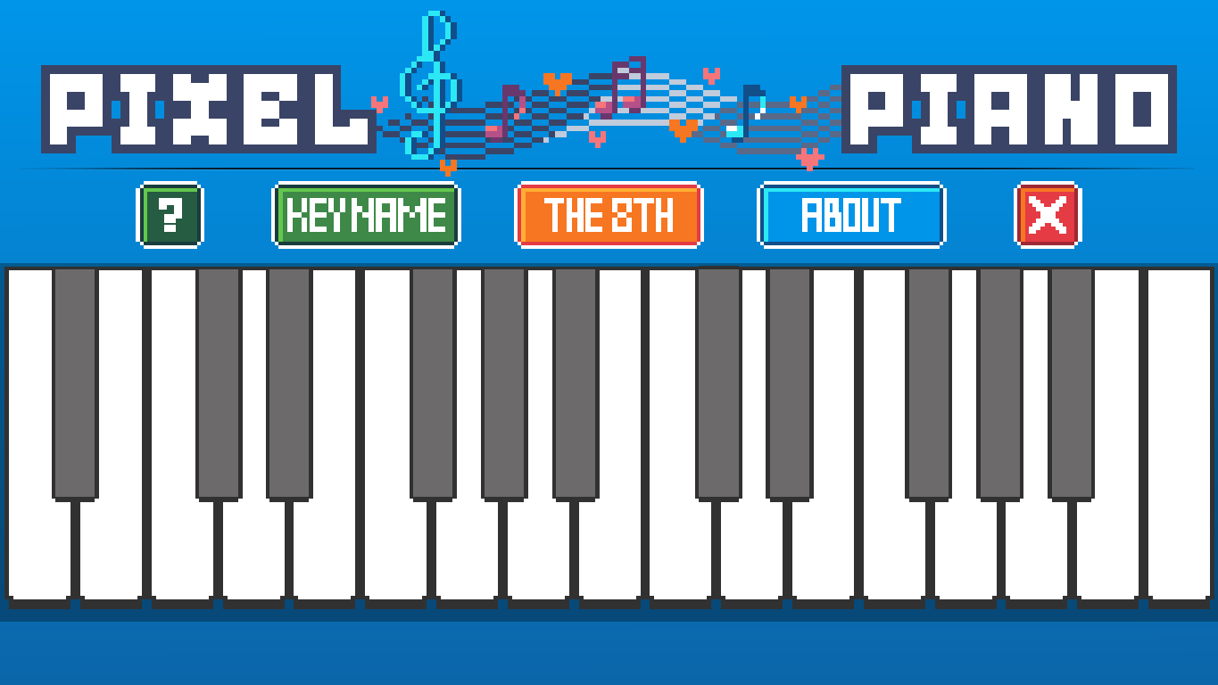 Pixel Piano by ArcadeArcade CodeCanyon